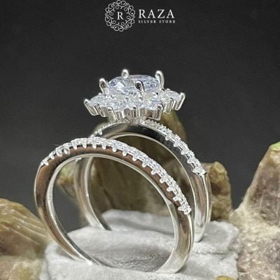 Silver-Ring-with-white-stones-double-ring-design-1